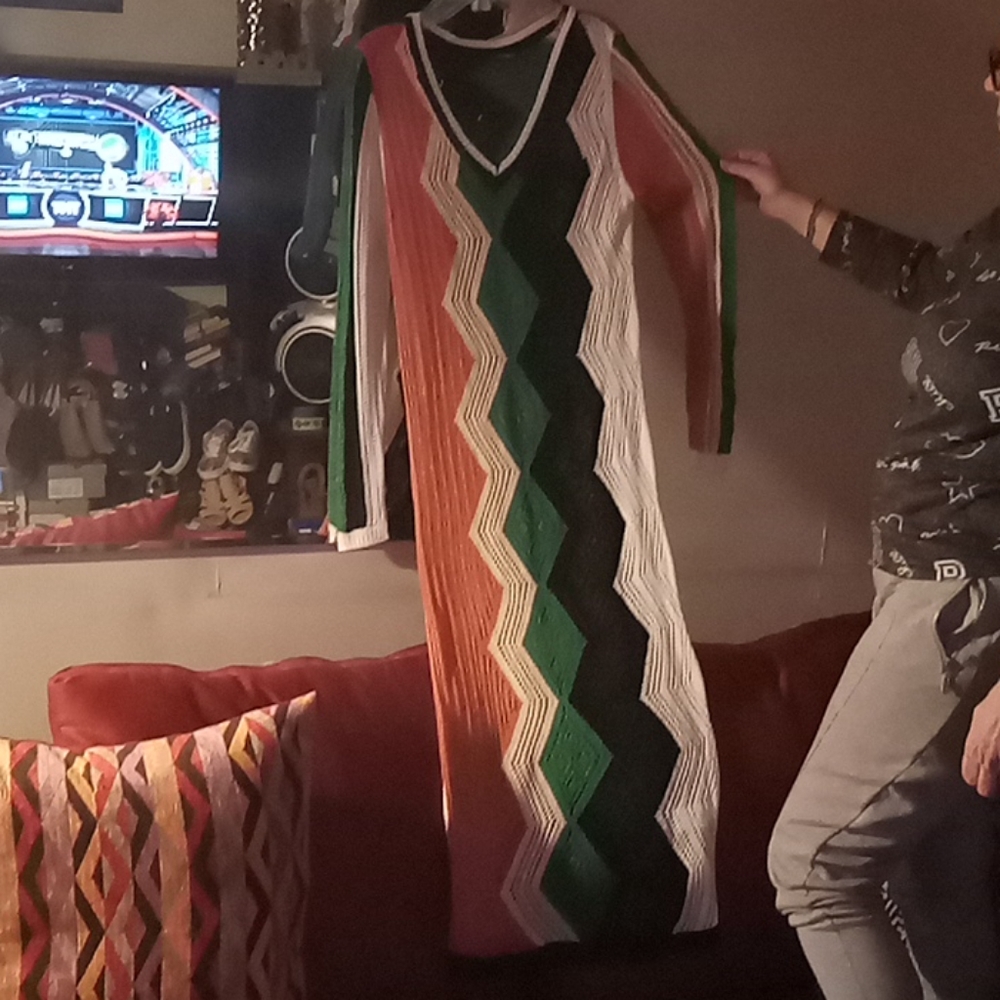 Codigo Open Weave Crocheted Multi Color - image 1